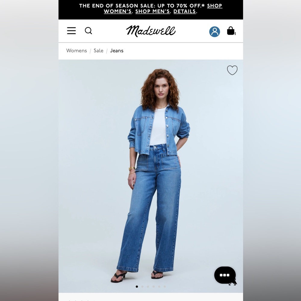 Madewell The Curvy Perfect Vintage Wide Leg Jean